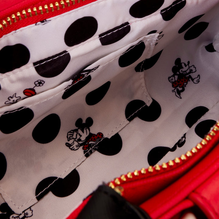 Disney Minnie Rocks the Dots Figural Bow Crossbody Bag