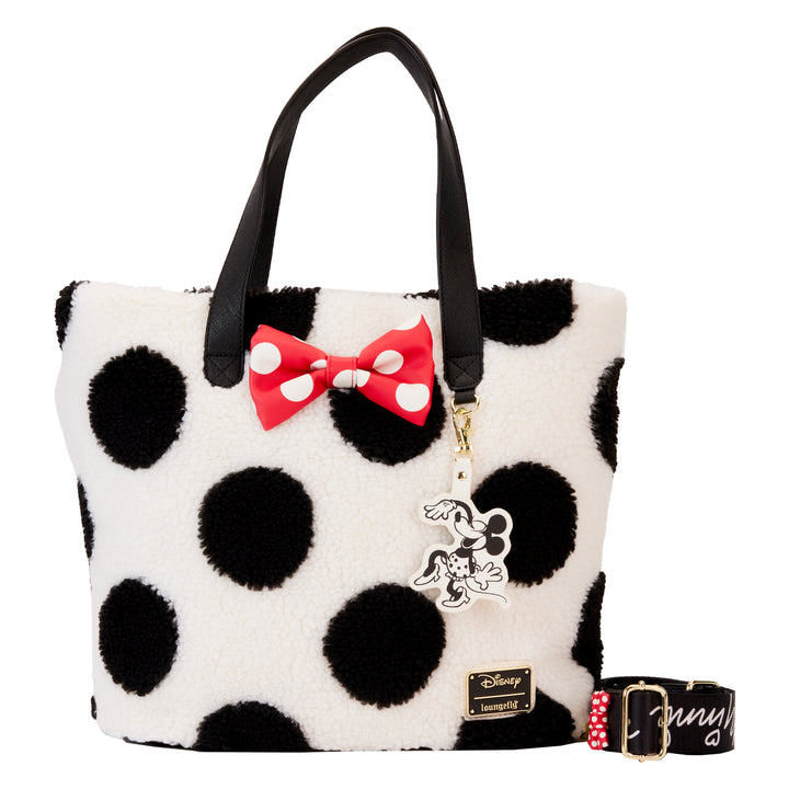 Disney Minnie Rocks the Dots Sherpa Tote Bag