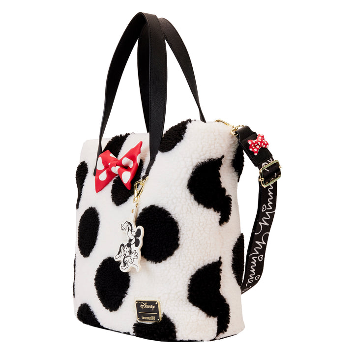 Disney Minnie Rocks the Dots Sherpa Tote Bag