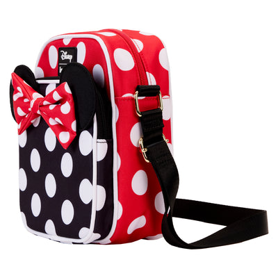 Disney Minnie Rocks the Dots Nylon Passport Crossbody Bag