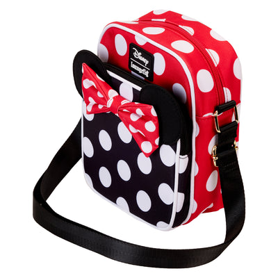Disney Minnie Rocks the Dots Nylon Passport Crossbody Bag