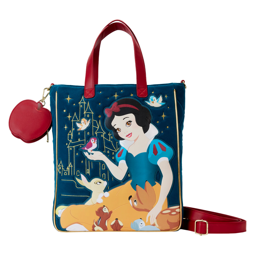 Disney Snow White Heritage Quilted Velvet Tote Bag