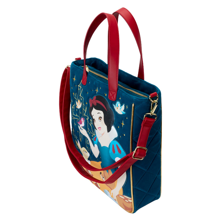 Disney Snow White Heritage Quilted Velvet Tote Bag