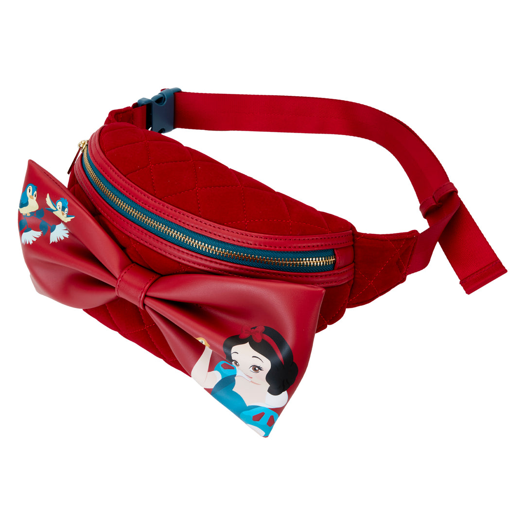 Disney Snow White Classic Bow Velvet Belt Bag