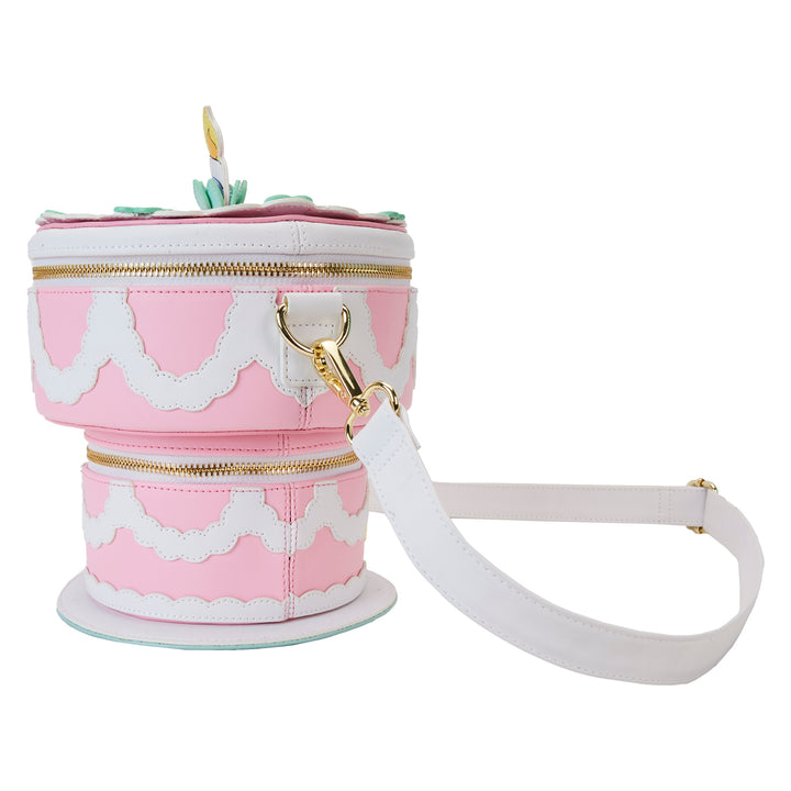 Loungefly Disney Alice In Wonderland Unbirthday Cake Crossbody Bag