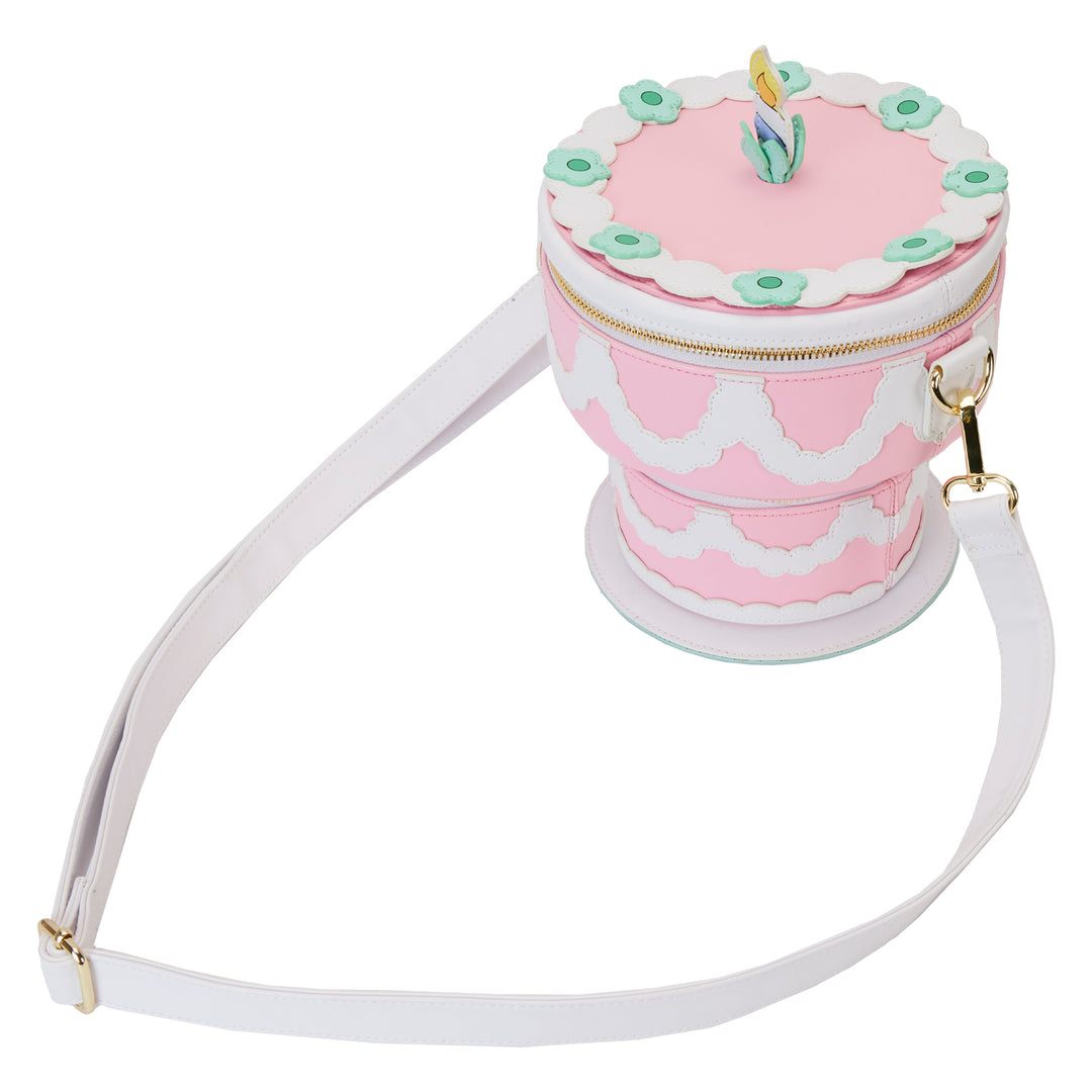 Loungefly Disney Alice In Wonderland Unbirthday Cake Crossbody Bag