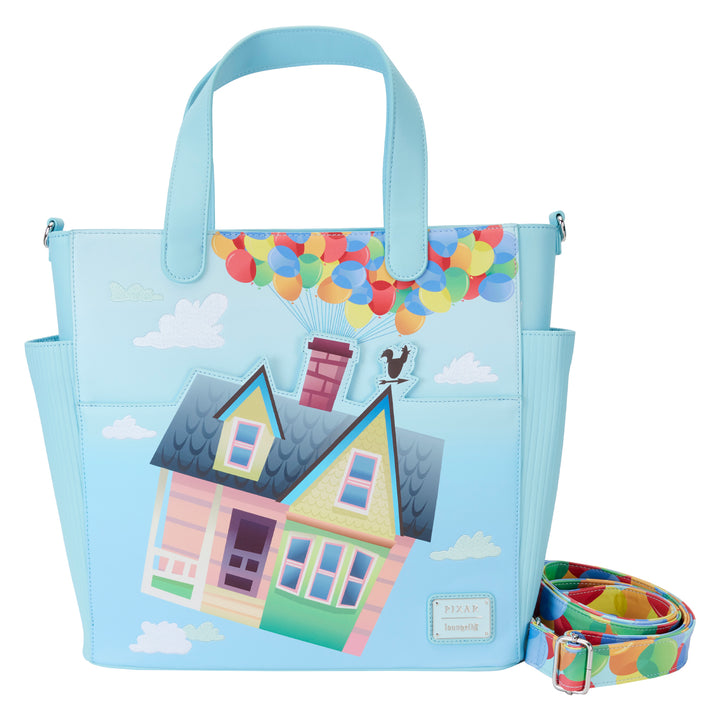 Loungefly Disney Pixar UP 15th Anniversary Spirit of Adventure Convertible Tote Bag