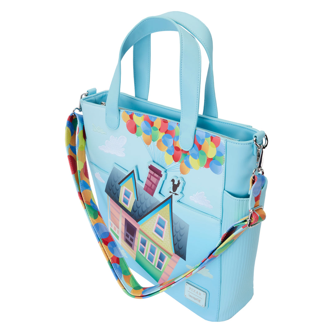 Loungefly Disney Pixar UP 15th Anniversary Spirit of Adventure Convertible Tote Bag