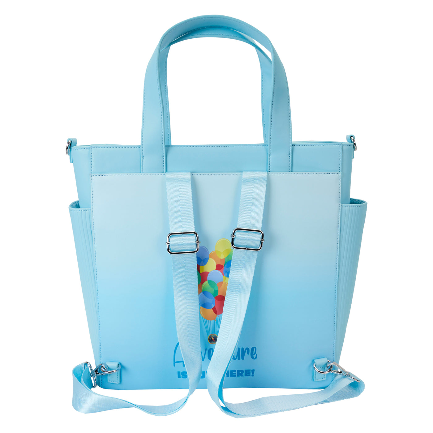 Loungefly Disney Pixar UP 15th Anniversary Spirit of Adventure Convertible Tote Bag