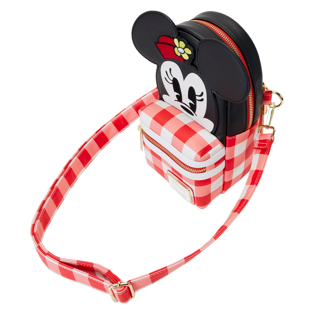 Loungefly Disney Minnie Mouse Cup Holder Crossbody Bag