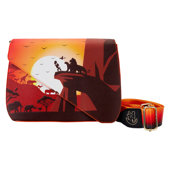 Loungefly Disney The Lion King 30th Anniversary Pride Rock Silhouette Crossbody Bag