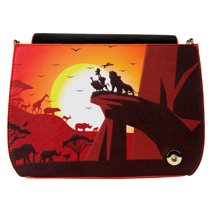 Loungefly Disney The Lion King 30th Anniversary Pride Rock Silhouette Crossbody Bag