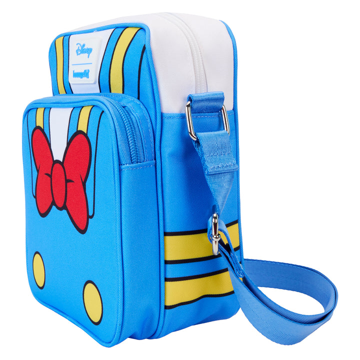 Loungefly Disney Donald Duck 90th Anniversary Nylon Passport Bag