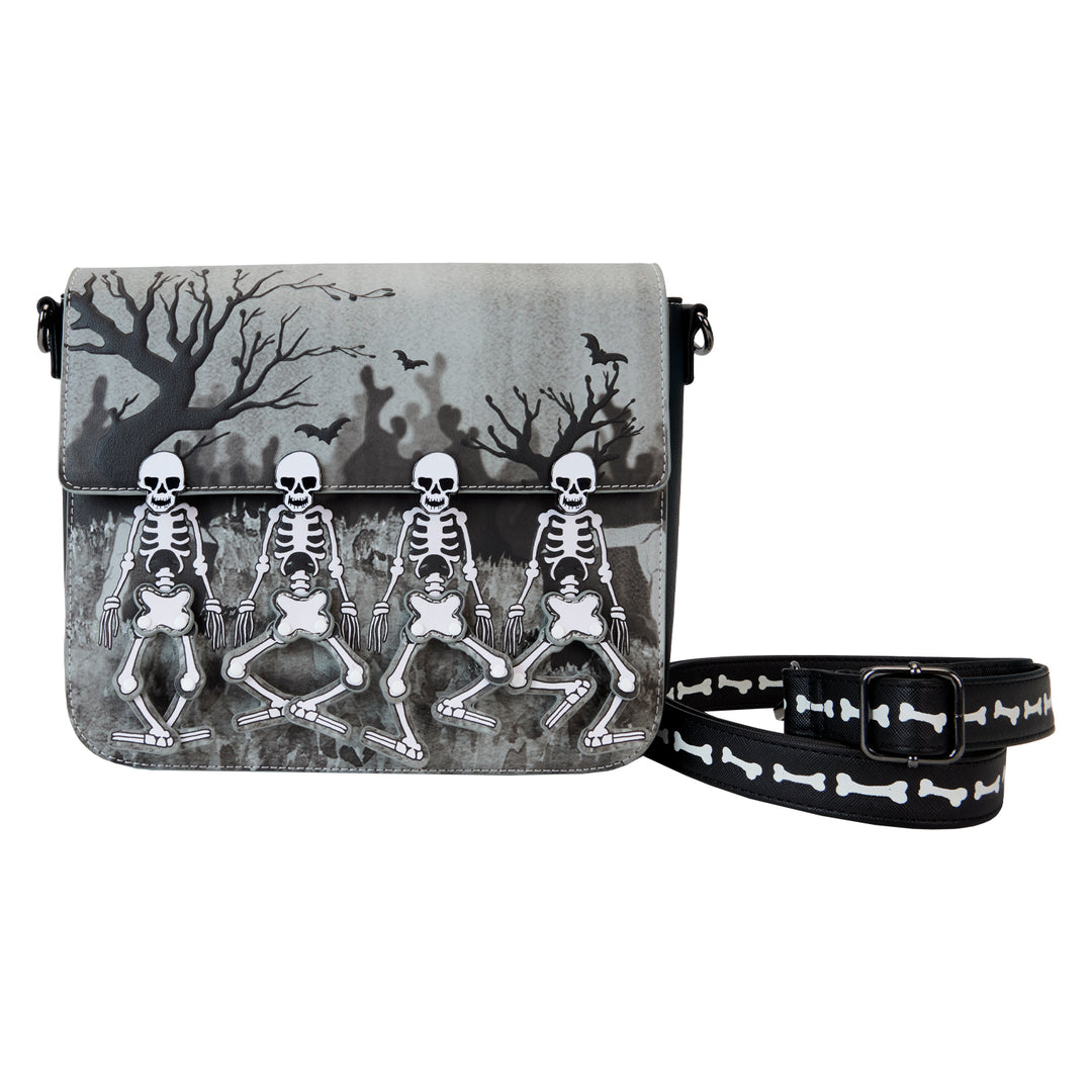 Loungefly Disney Skeleton Dance Crossbody Bag