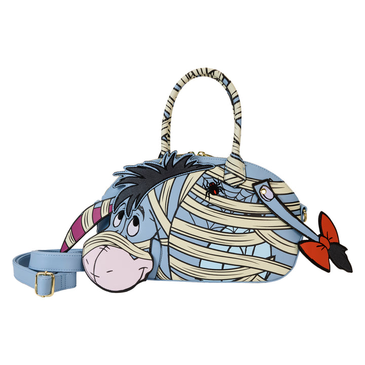 Loungefly Disney Winnie the Pooh Mummy Eeyore Glow in the Dark Crossbody Bag