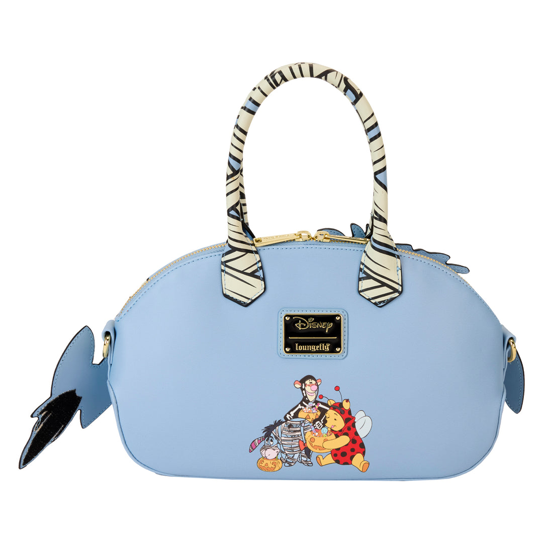 Loungefly Disney Winnie the Pooh Mummy Eeyore Glow in the Dark Crossbody Bag