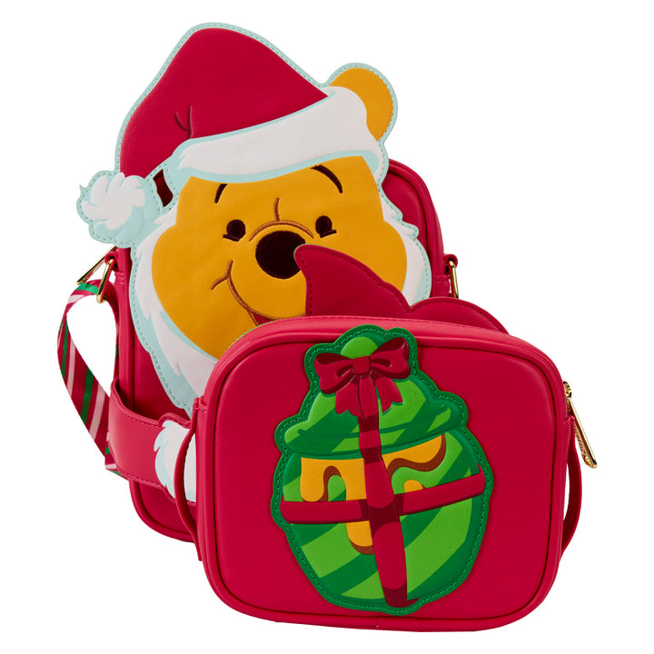 Loungefly Disney Winnie the Pooh Santa Crossbuddies Bag