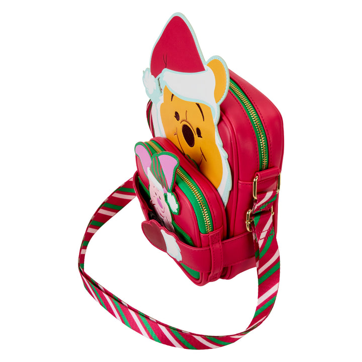 Loungefly Disney Winnie the Pooh Santa Crossbuddies Bag