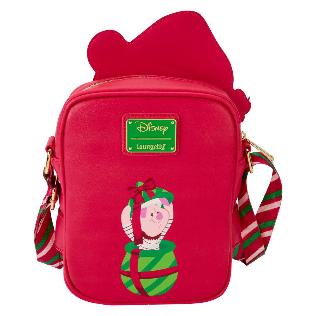 Loungefly Disney Winnie the Pooh Santa Crossbuddies Bag