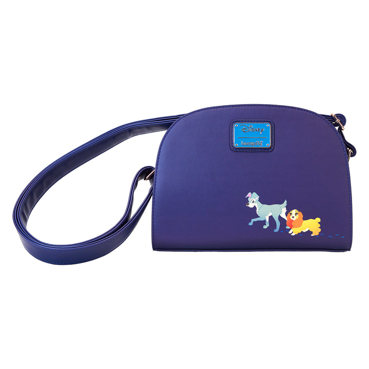 Loungefly Disney Lady and the Tramp 70th Anniversary Crossbody Bag