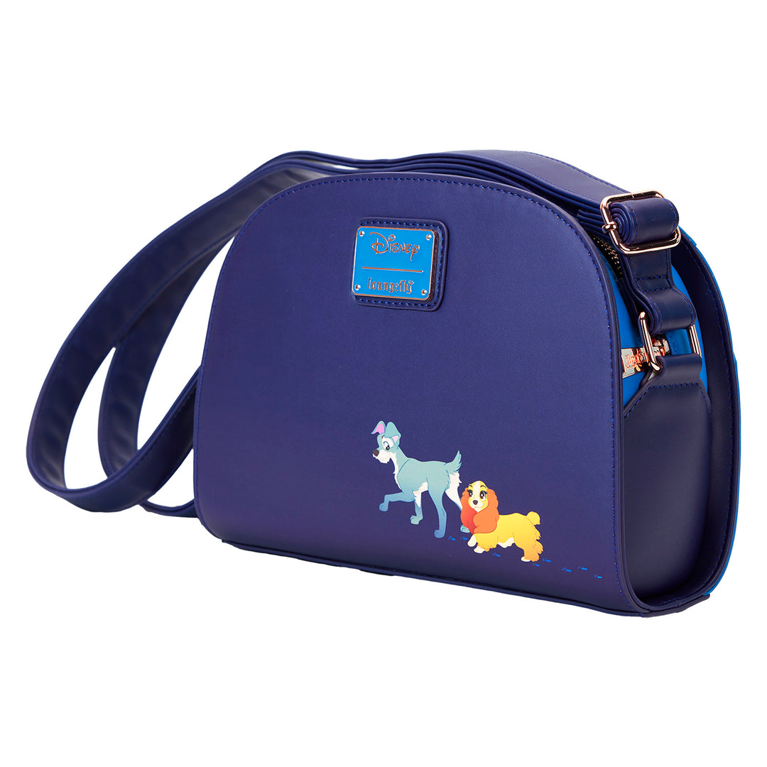 Loungefly Disney Lady and the Tramp 70th Anniversary Crossbody Bag