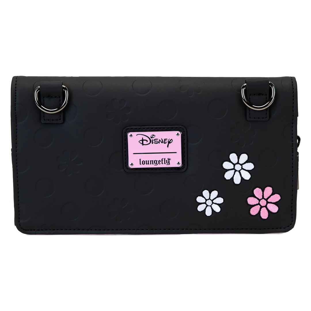 Loungefly Disney Minnie Rock the Dots Floral Clutch Crossbody