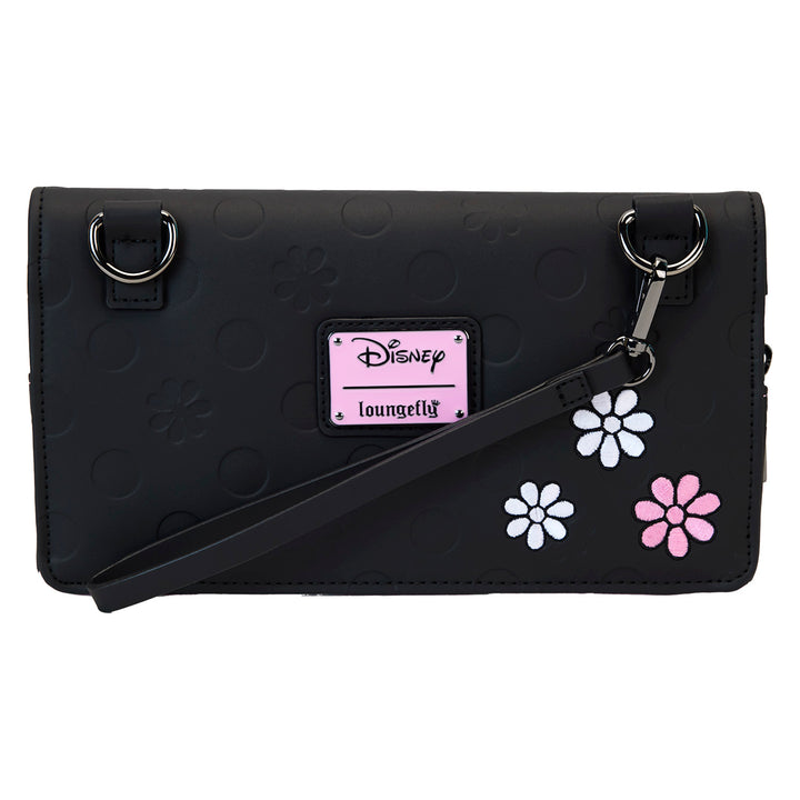 Loungefly Disney Minnie Rock the Dots Floral Clutch Crossbody