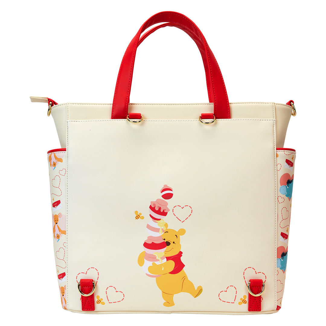 Loungefly Disney Winnie the Pooh Love Convertible Backpack & Tote Bag