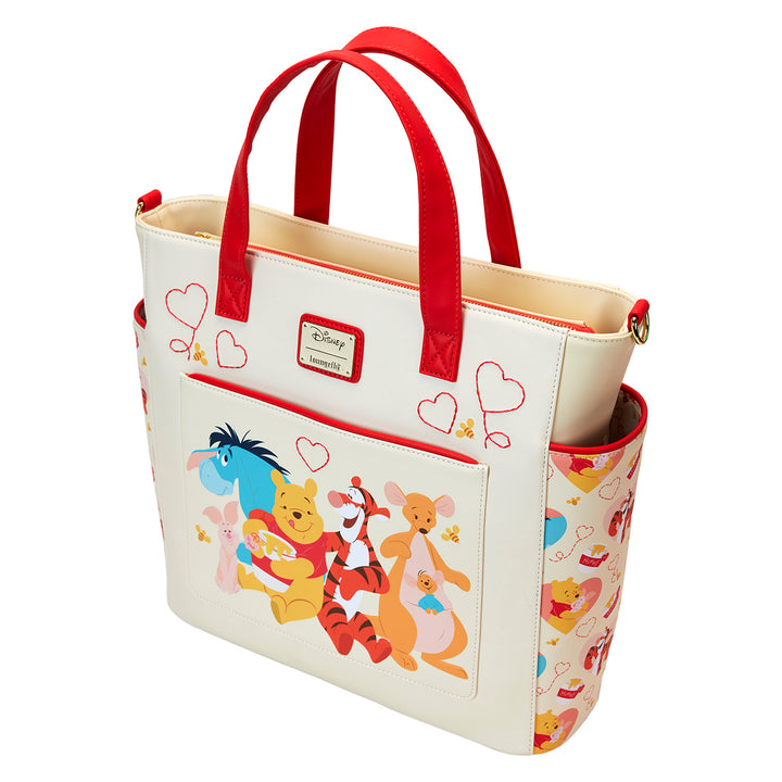 Loungefly Disney Winnie the Pooh Love Convertible Backpack & Tote Bag