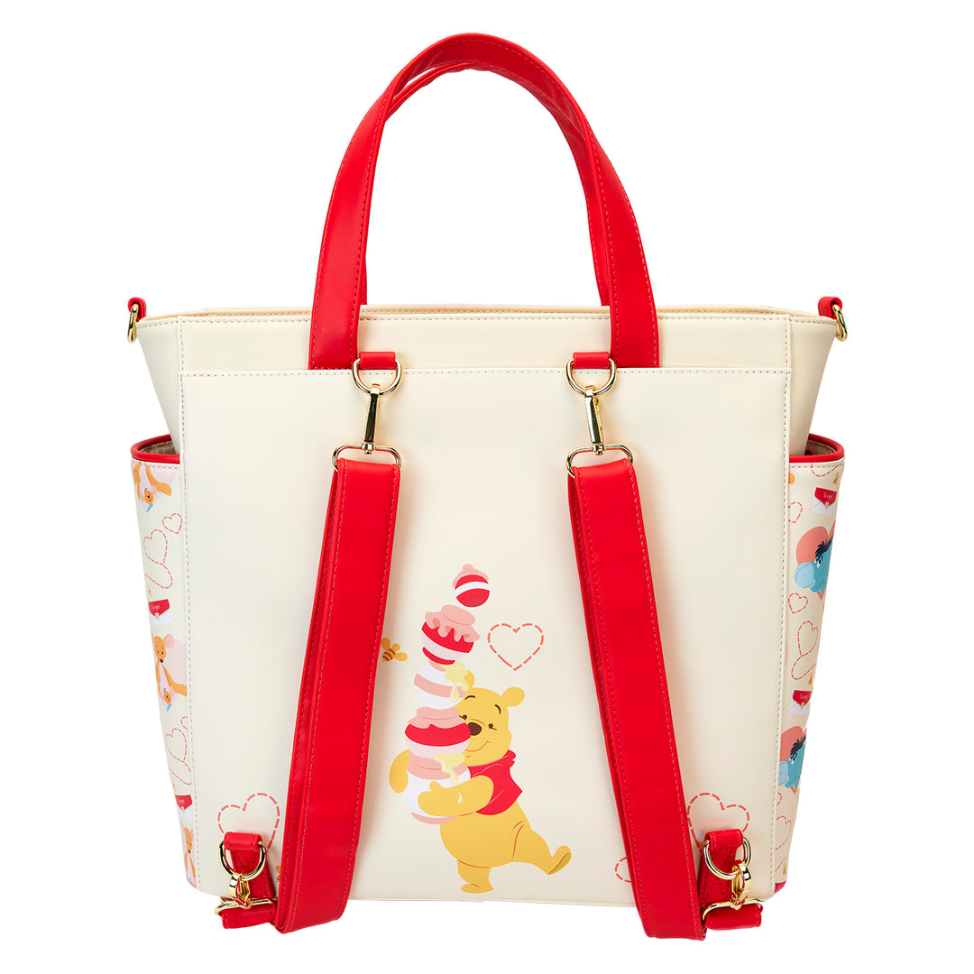 Loungefly Disney Winnie the Pooh Love Convertible Backpack & Tote Bag