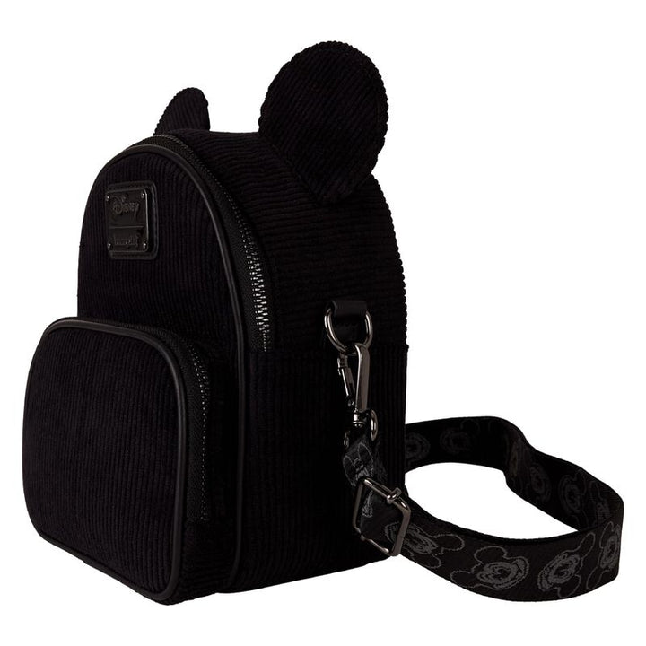 Loungefly Disney Mickey Mouse Classic Corduroy Convertible Mini Backpack & Crossbody Bag