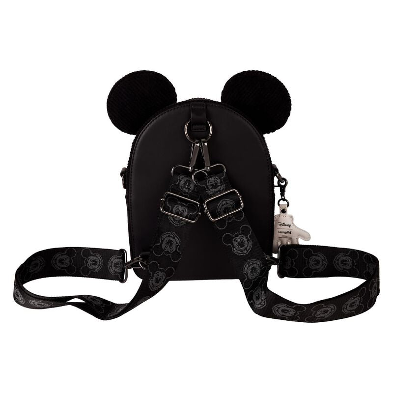Loungefly Disney Mickey Mouse Classic Corduroy Convertible Mini Backpack & Crossbody Bag