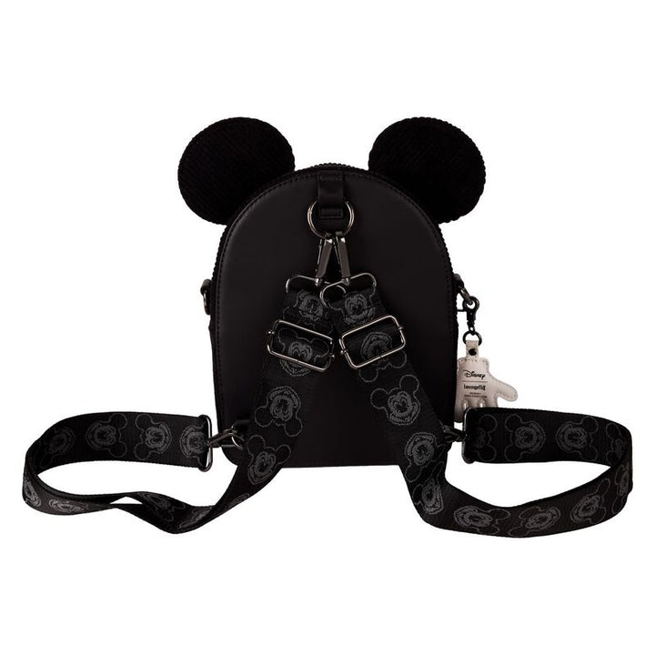 Loungefly Disney Mickey Mouse Classic Corduroy Convertible Mini Backpack & Crossbody Bag