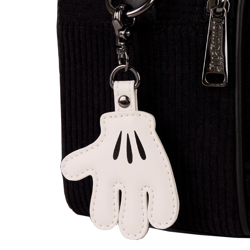 Loungefly Disney Mickey Mouse Classic Corduroy Convertible Mini Backpack & Crossbody Bag