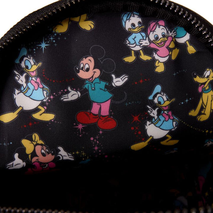Loungefly Disney Mickey Mouse Classic Corduroy Convertible Mini Backpack & Crossbody Bag