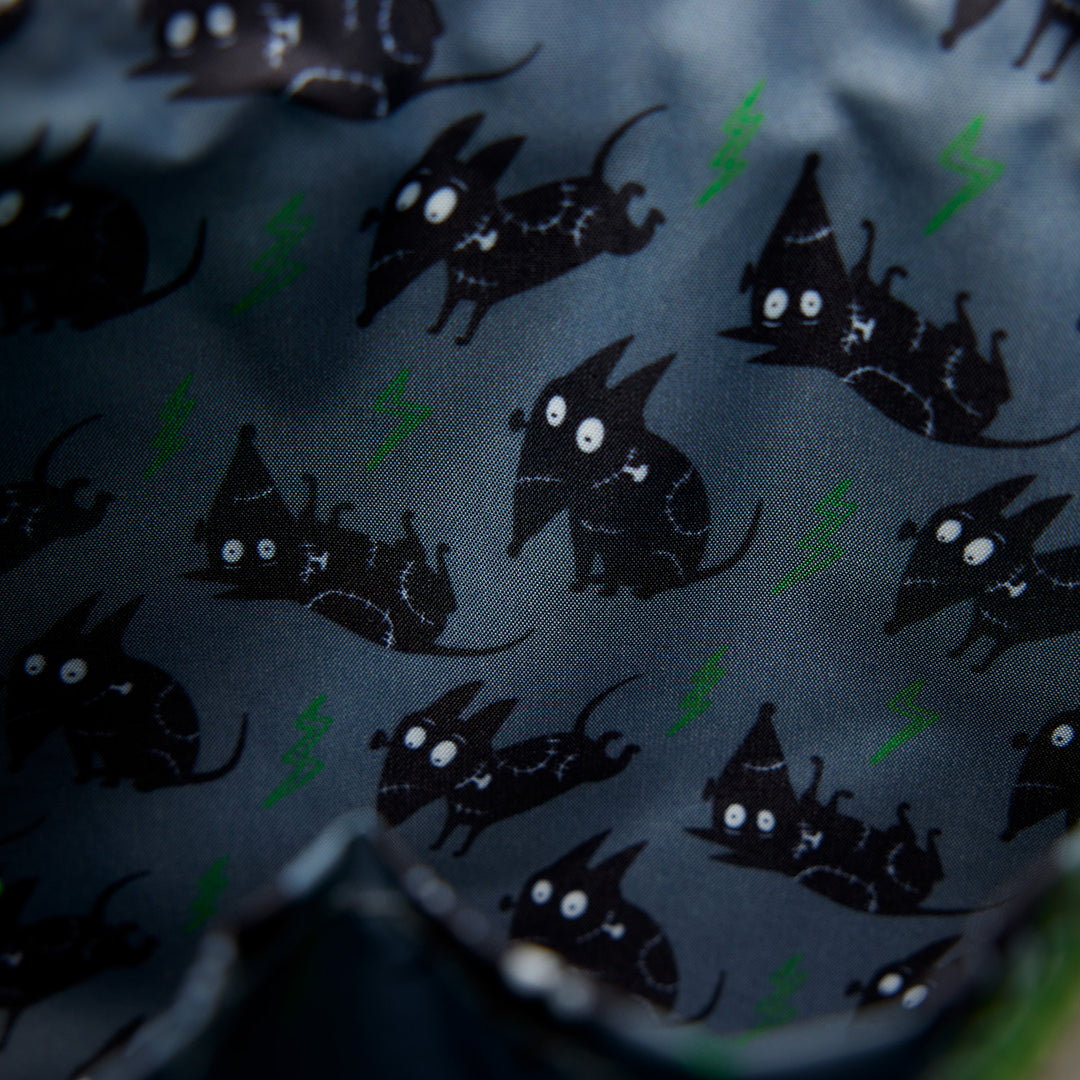 Loungefly Disney Frankenweenie Sparky & Persephone Glow in the Dark Crossbody Bag