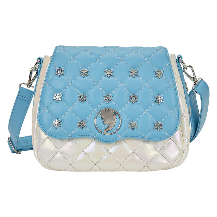 Loungefly Disney Frozen Princess Elsa Pearlescent Crossbody Bag