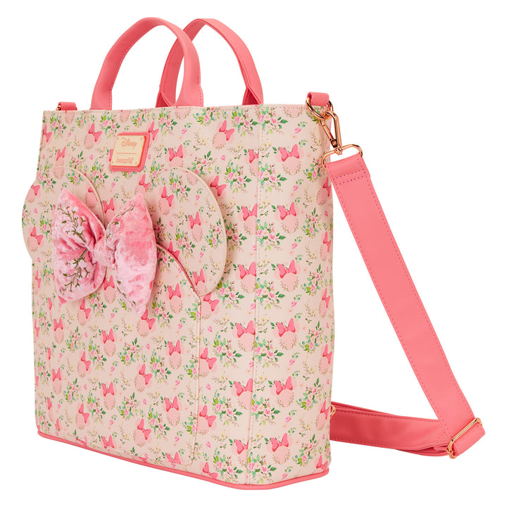 Loungefly Disney Minnie Mouse Floral Convertible Backpack & Tote Bag