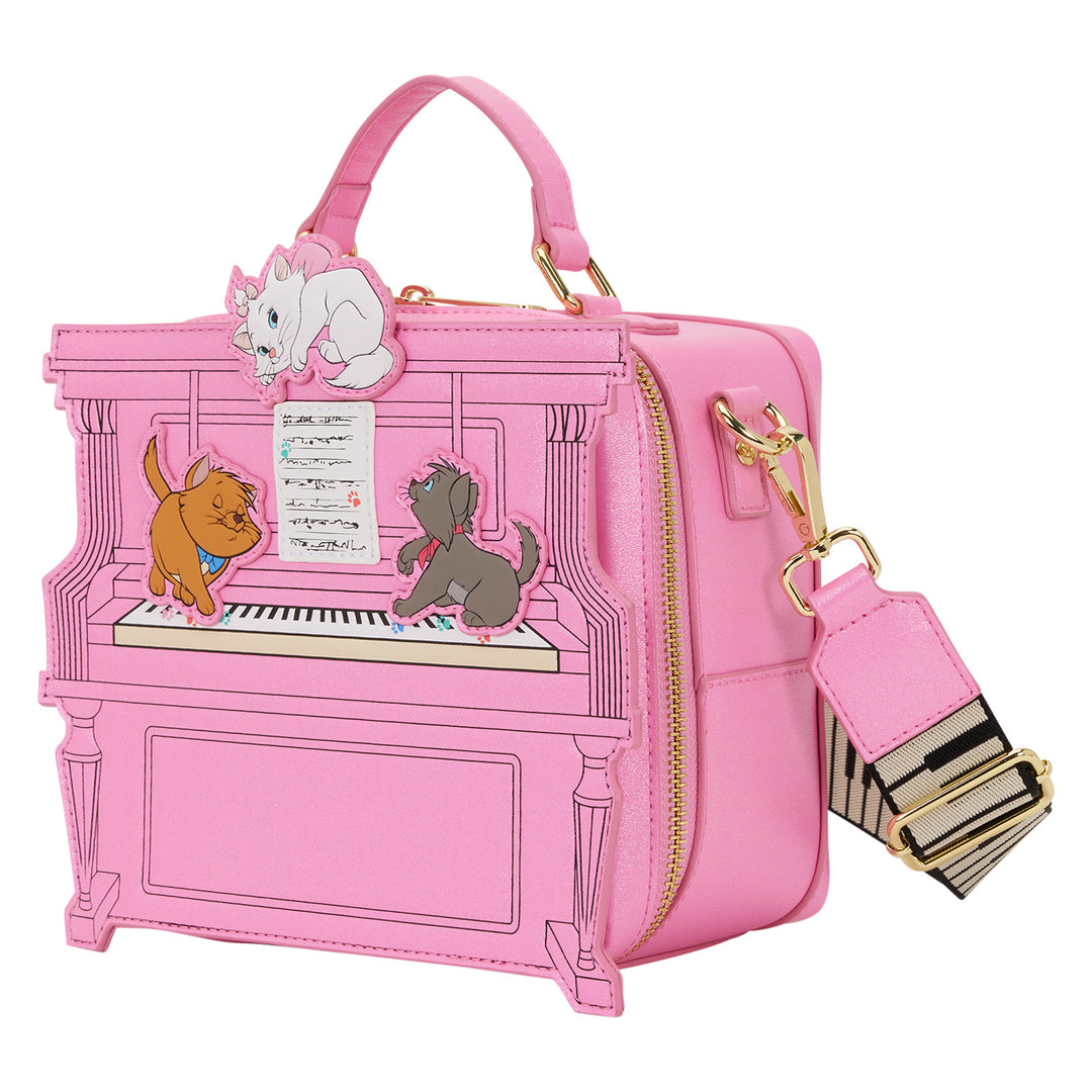 Loungefly Disney Aristocats Figural Piano Crossbody Bag
