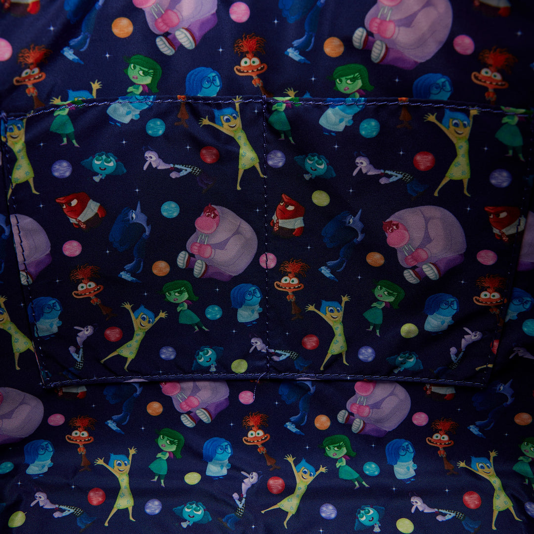 Loungefly Disney Pixar Inside Out 2 Anxiety Tote Bag with Coin Bag