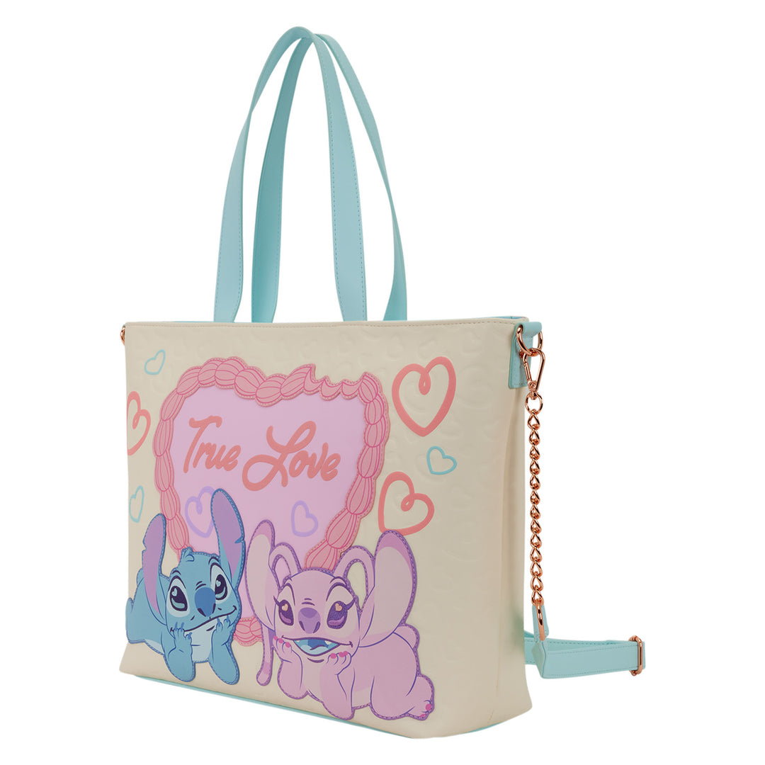 Loungefly Disney Lilo & Stitch True Love Tote Bag