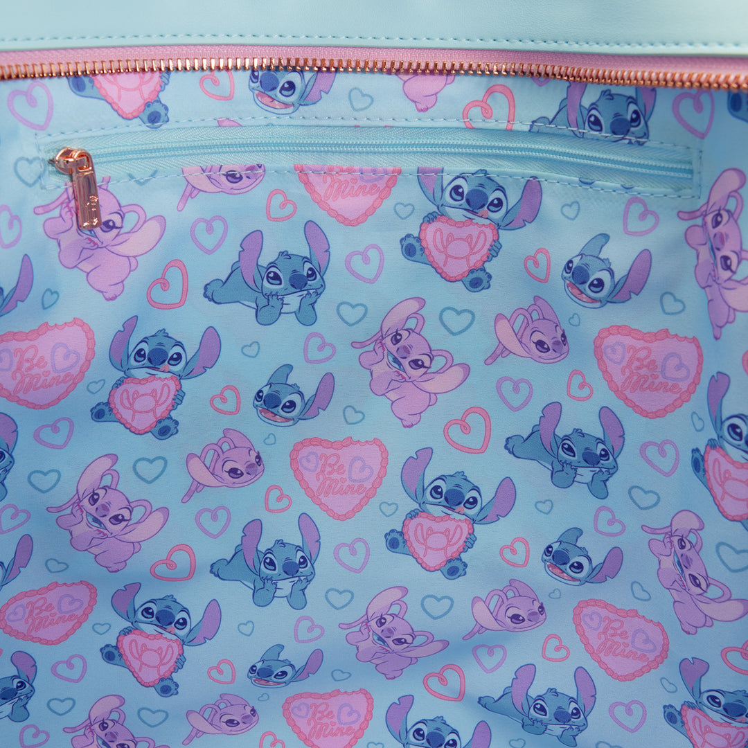 Loungefly Disney Lilo & Stitch True Love Tote Bag