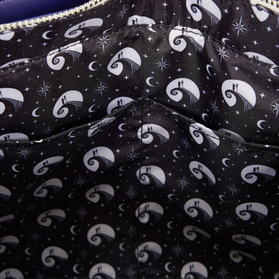 Loungefly Disney The Nightmare Before Christmas Jack Skellington & Sally Night Sky Convertible Backpack & Tote Bag