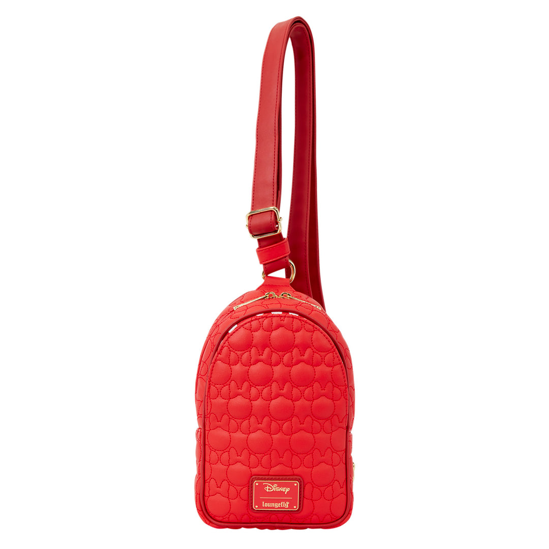 Loungefly Disney Minnie Mouse Silhouette Sling Crossbody Bag