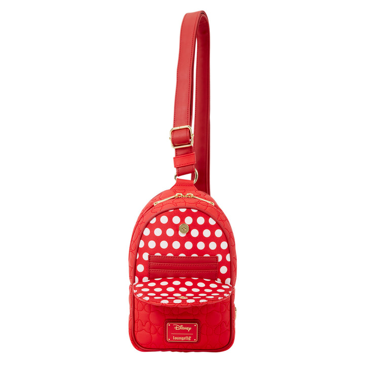 Loungefly Disney Minnie Mouse Silhouette Sling Crossbody Bag