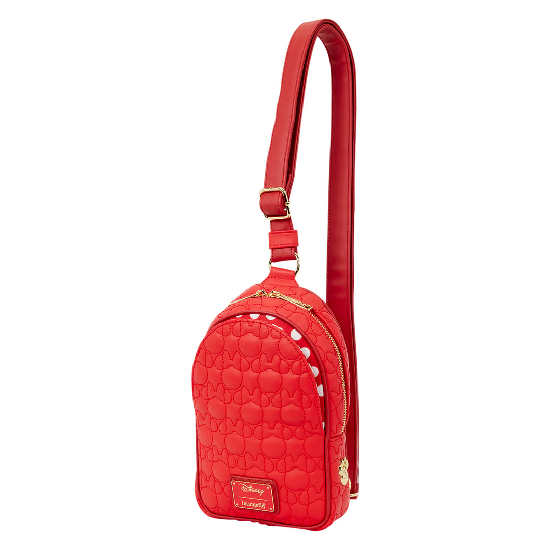 Loungefly Disney Minnie Mouse Silhouette Sling Crossbody Bag