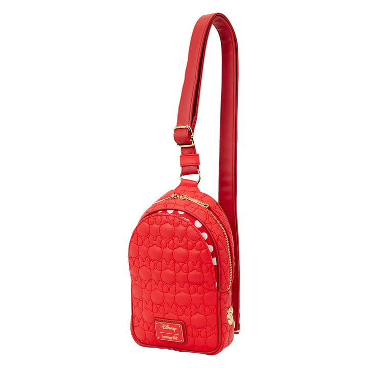 Loungefly Disney Minnie Mouse Silhouette Sling Crossbody Bag