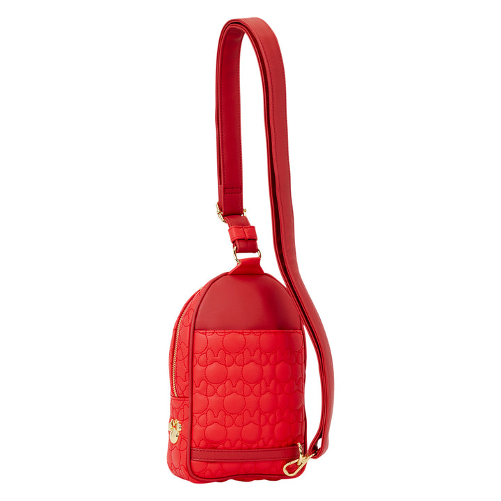 Loungefly Disney Minnie Mouse Silhouette Sling Crossbody Bag