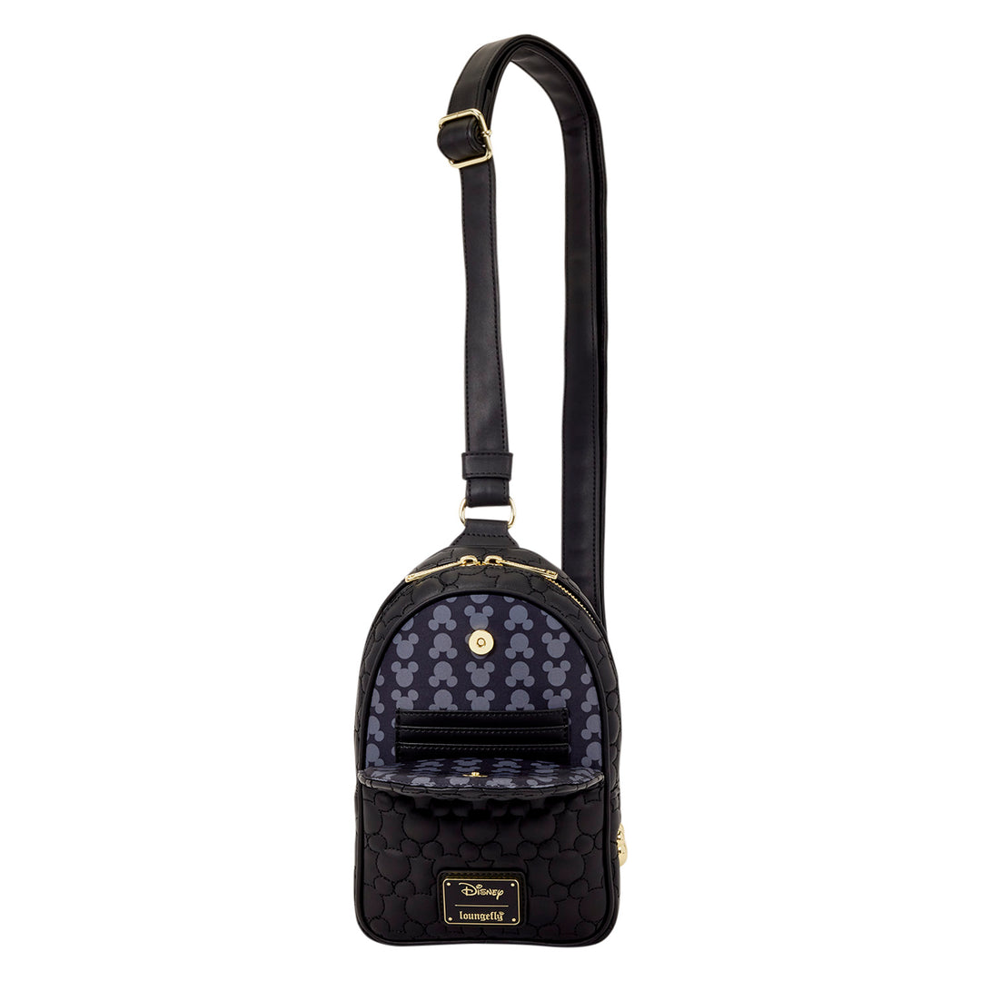 Loungefly Disney Mickey Mouse Silhouette Sling Crossbody Bag