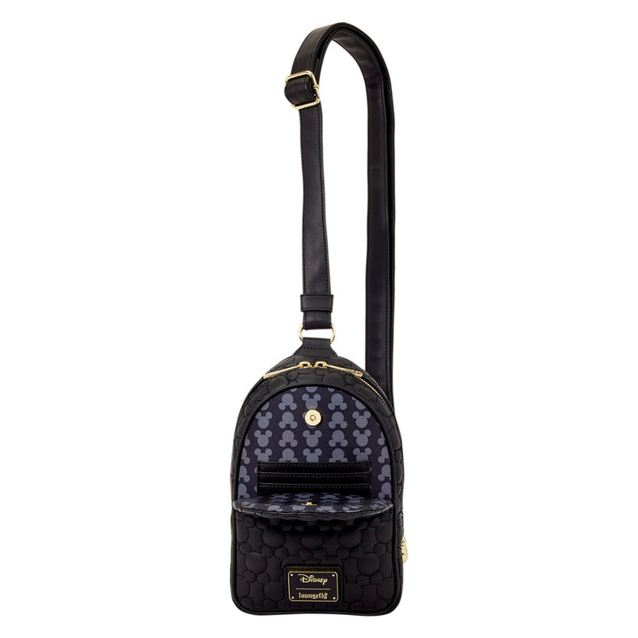 Loungefly Disney Mickey Mouse Silhouette Sling Crossbody Bag